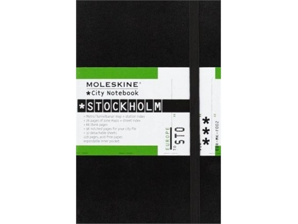 Een City Notebook STOCKHOLM ** zonder recht van retour ** koop je bij Moleskine.nl